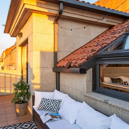 Bienvenido A Laperla Premium, Exclusivo Atico Con Vistas En El Corazon De Rias Baixas * سانكسينكسو